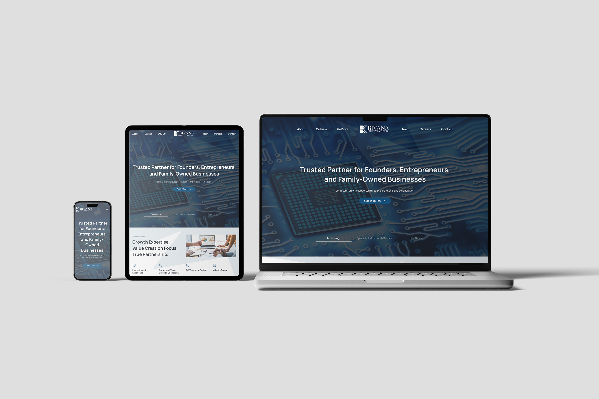 Rivana Equity Website